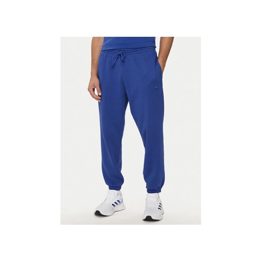 adidas Spodnie dresowe ALL SZN IW1186 Niebieski Regular Fit ze sklepu MODIVO w kategorii Spodnie męskie - zdjęcie 176692313