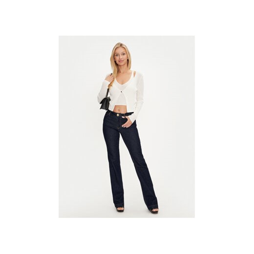 Guess Kardigan W4YR37 Z3G32 Biały Regular Fit Guess XXL MODIVO
