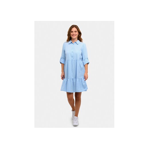 Kaffe Sukienka koszulowa Naya 10505399 Błękitny Relaxed Fit Kaffe 40 MODIVO