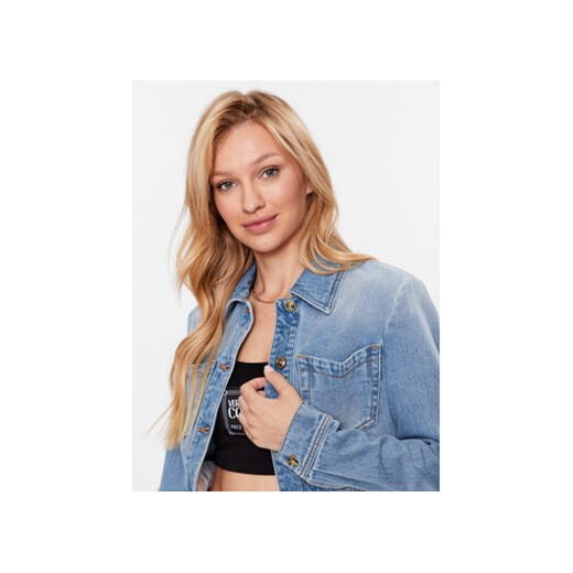 Versace Jeans Couture Kurtka jeansowa 74HAS46B Niebieski Regular Fit 38 MODIVO