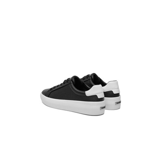 Calvin Klein Sneakersy Vulc Lace Up Lth HW0HW02214 Czarny Calvin Klein 36 MODIVO