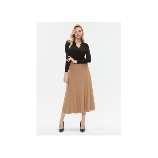 TWINSET Spódnica trapezowa 232TT3172 Brązowy Regular Fit Twinset S MODIVO
