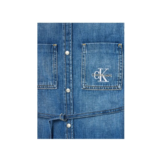 Calvin Klein Jeans Sukienka jeansowa IG0IG02578 Niebieski Regular Fit 16Y MODIVO