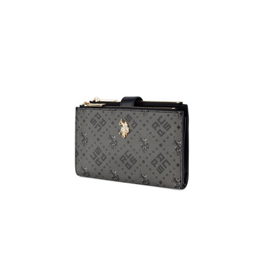 U.S. Polo Assn. Duży Portfel Damski BIUXT6224WVP Czarny one size MODIVO