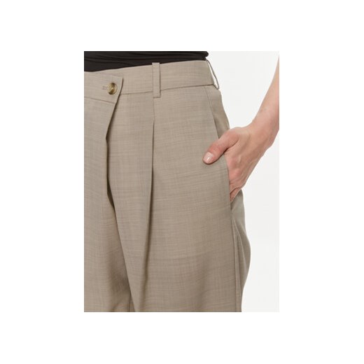 Boss Spodnie materiałowe Tenly 50505608 Beżowy Straight Fit 34 MODIVO