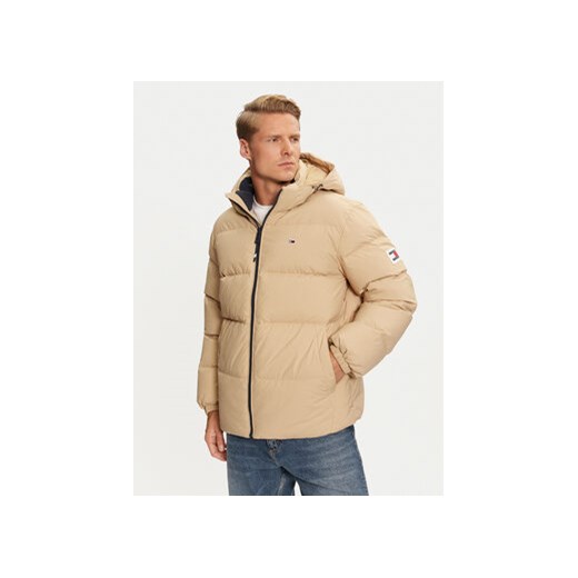 Tommy Jeans Kurtka puchowa Essential DM0DM19786 Beżowy Regular Fit Tommy Jeans XL MODIVO