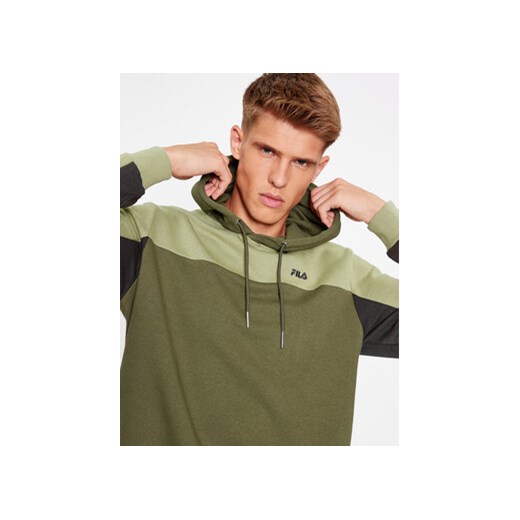Fila Bluza FAM0501 Zielony Regular Fit Fila M MODIVO