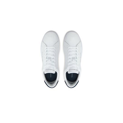 Tommy Hilfiger Sneakersy Th Court Lth Detail Ess FM0FM05367 Biały Tommy Hilfiger 40 MODIVO