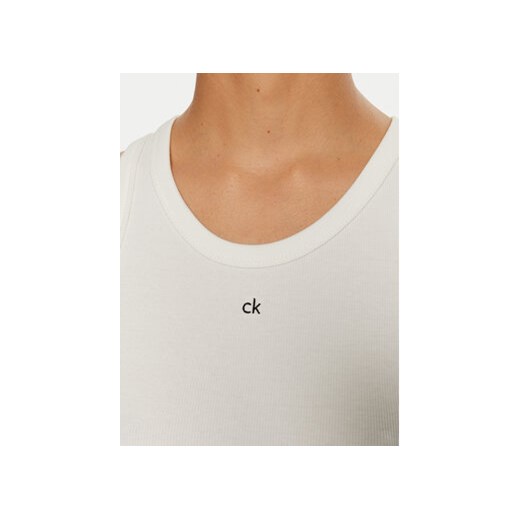 Calvin Klein Top Graphic K20K208065 Biały Slim Fit Calvin Klein XS MODIVO