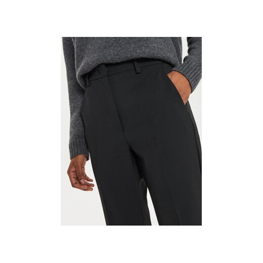 Weekend Max Mara Spodnie materiałowe Estasi 2425136032 Czarny Straight Fit 34 MODIVO