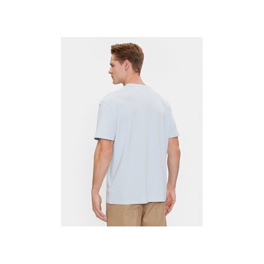 Tommy Jeans T-Shirt Linear Logo DM0DM17993 Błękitny Regular Fit Tommy Jeans XL MODIVO