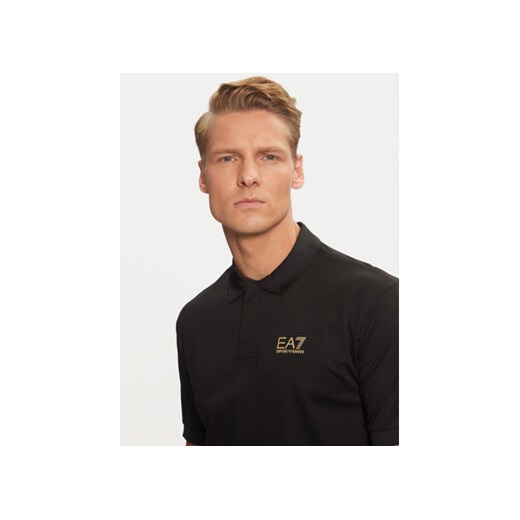 EA7 Emporio Armani Polo 6DPF09 PJOLZ 0200 Czarny Regular Fit XXL MODIVO