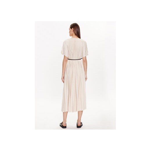 Fabiana Filippi Sukienka codzienna ABD273W184 Beżowy Loose Fit Fabiana Filippi 38 MODIVO