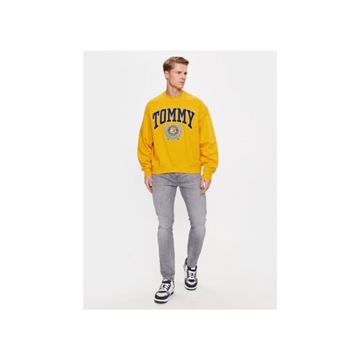 Tommy Jeans Bluza College Graphic DM0DM16804 Żółty Boxy Fit Tommy Jeans L MODIVO
