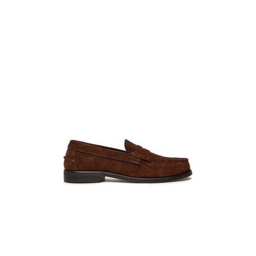 Tommy Hilfiger Lordsy Classic Hilfiger Suede Loafer FM0FM05363 Brązowy Tommy Hilfiger 40 MODIVO