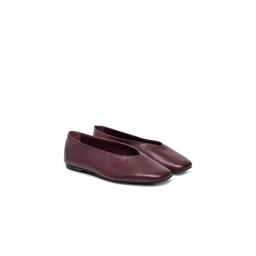 Calvin Klein Baleriny HW0HW02441 Bordowy Calvin Klein 39 MODIVO