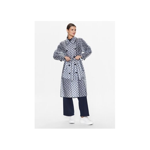 Tommy Hilfiger Trencz Transparent WW0WW38075 Niebieski Regular Fit Tommy Hilfiger XL MODIVO