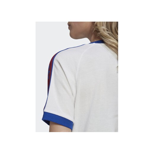 adidas T-Shirt Tape HL9172 Biały Regular Fit 30 MODIVO