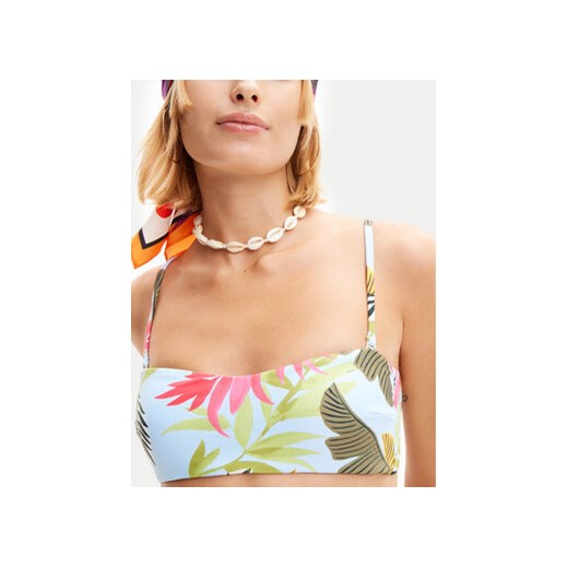 Desigual Góra od bikini Palms 24SWMK06 Niebieski Desigual M MODIVO