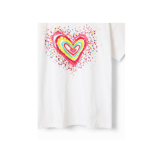 Desigual T-Shirt 23SGTK20 Biały Regular Fit Desigual 5_6Y MODIVO