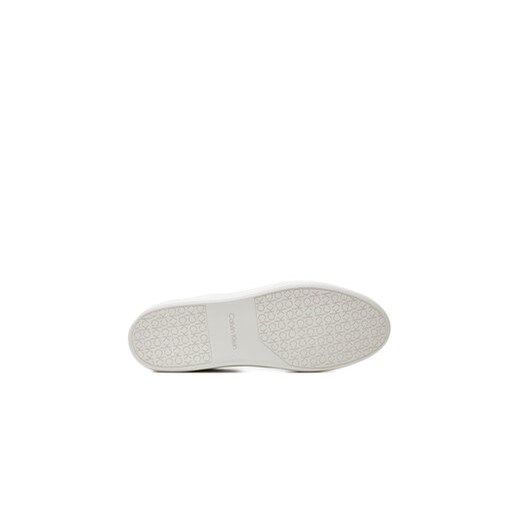 Calvin Klein Sneakersy Low Top Lace Up Lth Mix HM0HM00851 Biały Calvin Klein 45 MODIVO