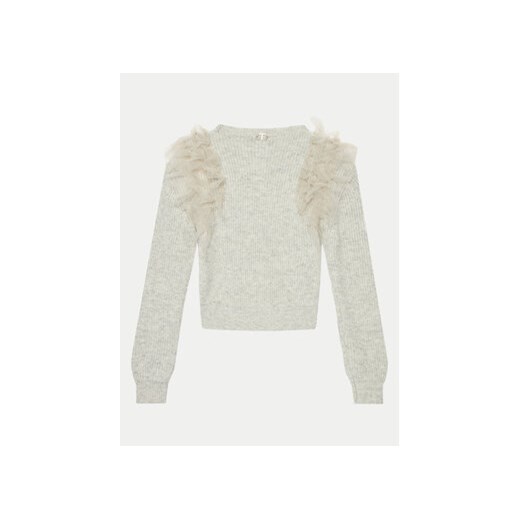 TWINSET Sweter 242GJ3080 Szary Regular Fit Twinset 10Y MODIVO