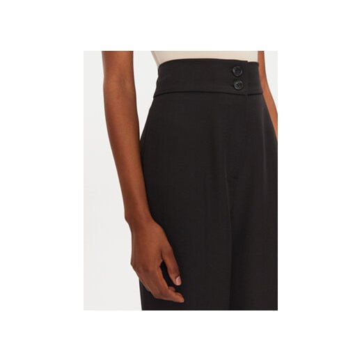 Maryley Spodnie materiałowe 24IB680/43NE Czarny Regular Fit Maryley L MODIVO