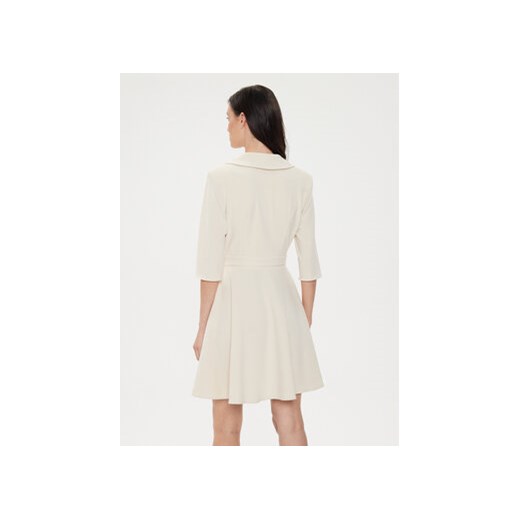 Rinascimento Sukienka koktajlowa CFC0118280003 Écru Regular Fit Rinascimento XL MODIVO