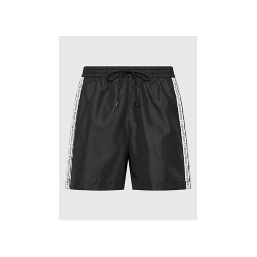 Calvin Klein Swimwear Szorty kąpielowe Medium Drawstringnos KM0KM00741 Czarny M MODIVO
