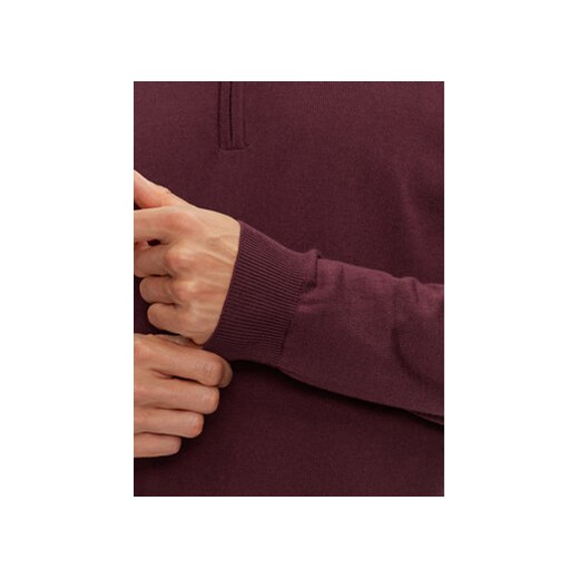Hugo Sweter San Quirin-M 50474175 Bordowy Regular Fit M MODIVO