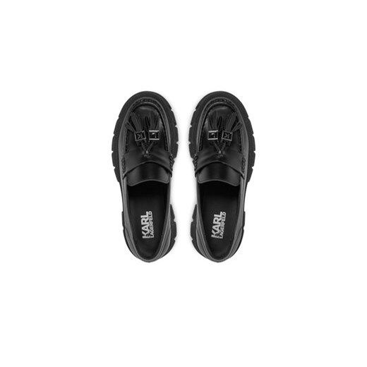 KARL LAGERFELD Loafersy KL43814 Czarny Karl Lagerfeld 39 MODIVO