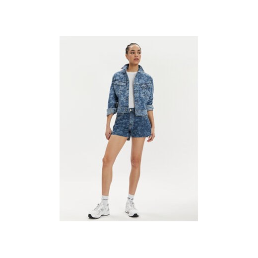 Lee Kurtka jeansowa Rider 112349588 Niebieski Slim Fit Lee XL MODIVO