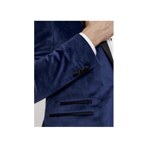 KARL LAGERFELD Marynarka 155270 541009 Granatowy Slim Fit Karl Lagerfeld 54 MODIVO