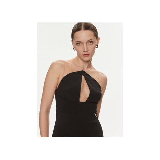 Elisabetta Franchi Sukienka koktajlowa AB-514-41E2-V300 Czarny Slim Fit Elisabetta Franchi 44 MODIVO