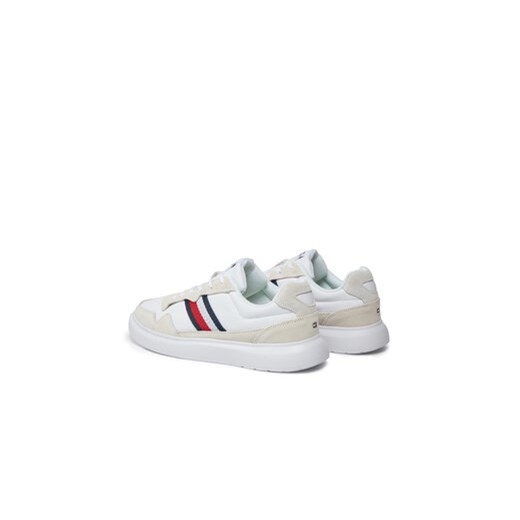 Tommy Hilfiger Sneakersy Light Cupsole Lth Mix Stripes FM0FM04889 Biały Tommy Hilfiger 41 MODIVO