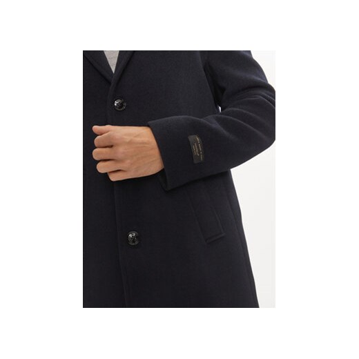 Liu Jo Płaszcz wełniany QXX009 T2583 Granatowy Regular Fit Liu Jo 52 MODIVO