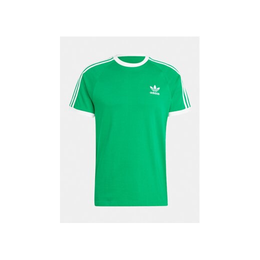adidas T-Shirt adicolor Classics 3-Stripes IM0410 Zielony Slim Fit M MODIVO