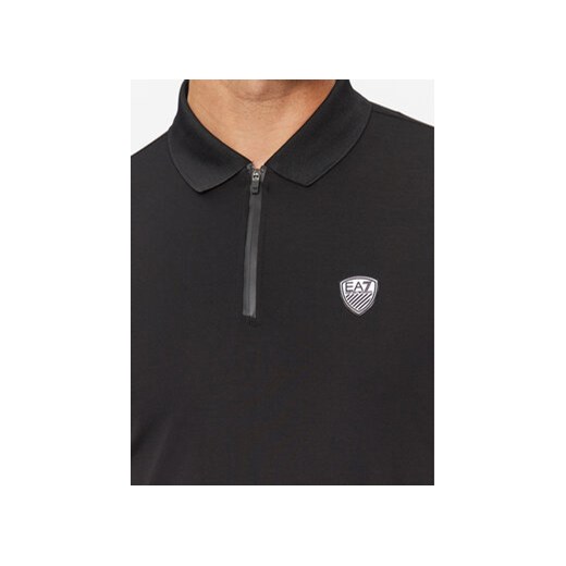 EA7 Emporio Armani Polo 8NPF13 PJRGZ 1200 Czarny Regular Fit M MODIVO