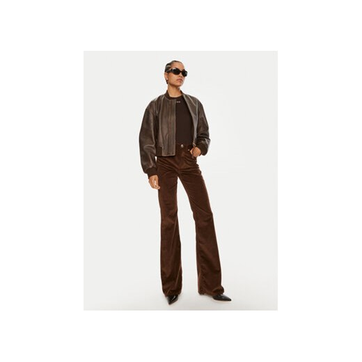 Pinko Spodnie materiałowe Flora 100561 A20R Brązowy Regular Fit Pinko 24 MODIVO