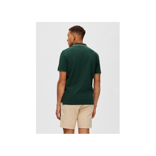 Selected Homme Polo 16087840 Zielony Regular Fit Selected Homme S MODIVO