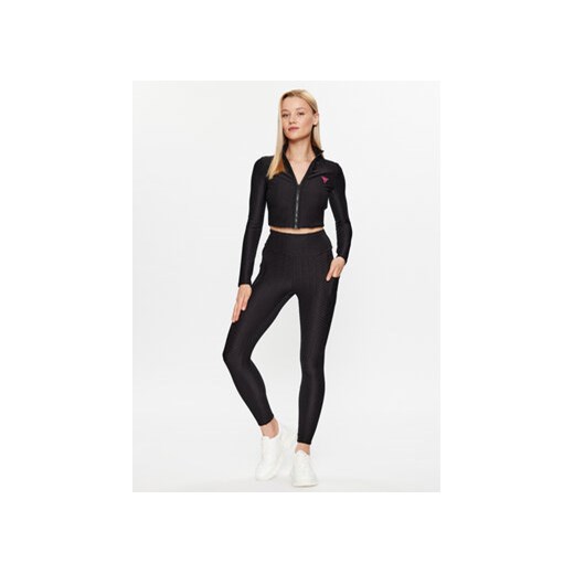 Guess Bluza V3YQ16 KBOA2 Czarny Slim Fit Guess M MODIVO
