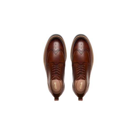 Clarks Półbuty Aldwin Limit 26178428 Brązowy Clarks 44 MODIVO