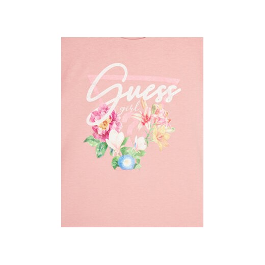 Guess Bluzka J4YI38 K6YW4 Różowy Regular Fit Guess 10Y MODIVO