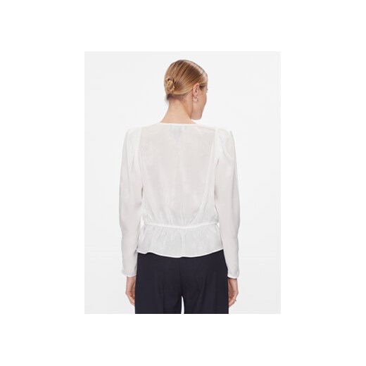 DKNY Bluzka P34ANQ01 Biały Regular Fit XS MODIVO