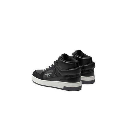 Calvin Klein Jeans Sneakersy Basket Cupsole High Mix Ml Mtr YW0YW01489 Czarny 36 MODIVO