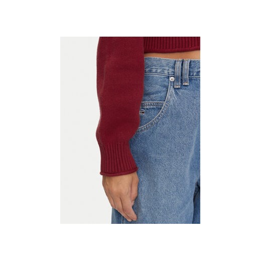 Tommy Jeans Sweter Varsity DW0DW18692 Czerwony Relaxed Fit Tommy Jeans XS MODIVO