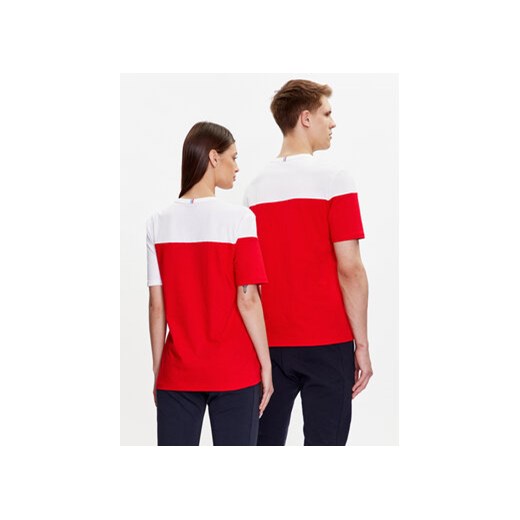 Le Coq Sportif T-Shirt Unisex 2310366 Czerwony Regular Fit Le Coq Sportif S MODIVO