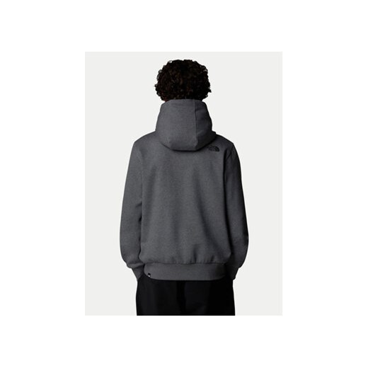 The North Face Bluza Simple Dome NF0A89FC Szary Regular Fit The North Face XL MODIVO