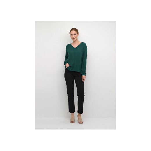 Kaffe Bluzka Amber 501032 Zielony Regular Fit Kaffe 36 MODIVO