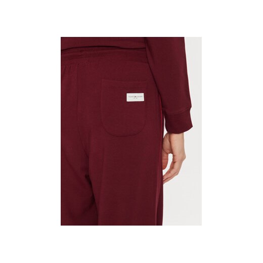 Tommy Hilfiger Spodnie dresowe UW0UW04771 Bordowy Relaxed Fit Tommy Hilfiger XS MODIVO